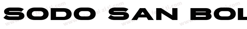 sodo san bold字体转换